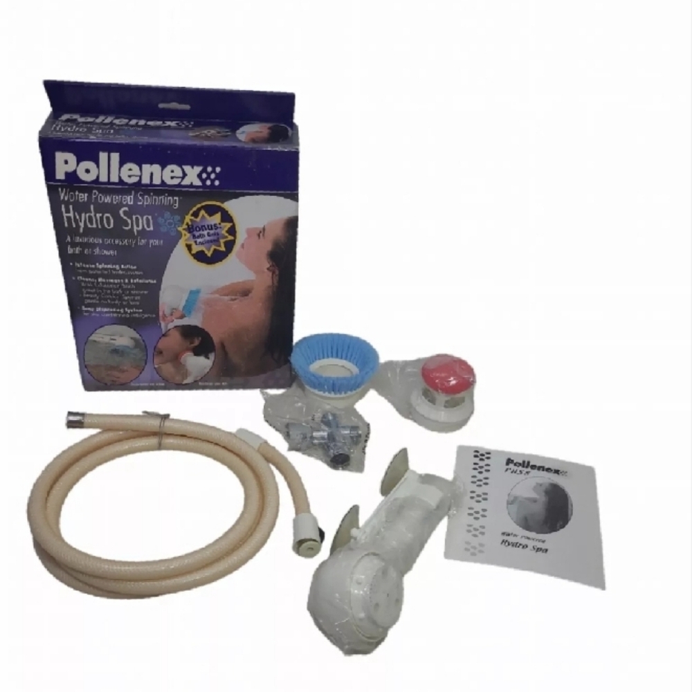 Pollenex Water Powered Spinning Hydro Spa PHS8 - Vintage 2000 New OB Read Below